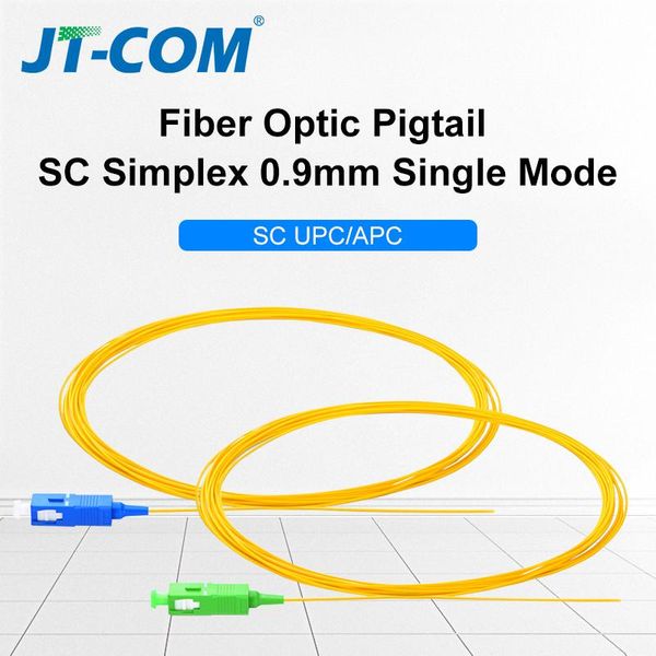 sc apc optical fiber pigtail simplex 0.9mm 9/125 single mode sc upc 1 core fiber optic pigtail 1.5m 50/100/200pcs
sc apc optical fiber pigtail simplex 0.9mm 9/125 single mode sc upc 1 core fiber optic pigtail 1.5m 50/100/200pcs
