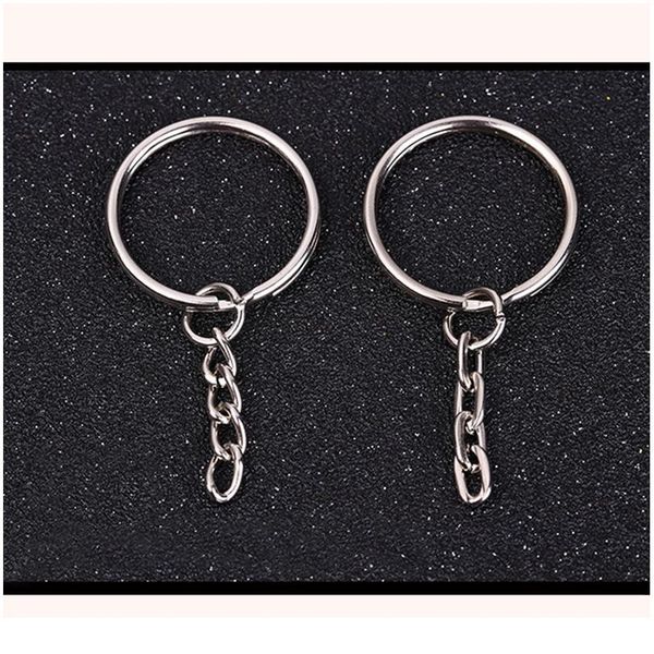 20pcs/bag metal polished 25mm silver color key ring split ring with chain rings women men keyfob diy key chains acc jllepw
20pcs/bag metal polished 25mm silver color key ring split ring with chain rings women men keyfob diy key chains acc jllepw
