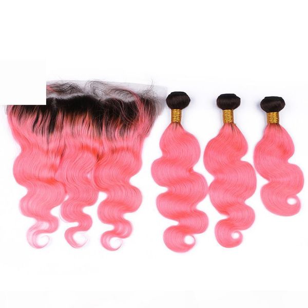 virgin peruvian human hair black and pink ombre body wave weave bundles 3pcs with frontal #1b pink ombre 13x4 lace frontal closure, Black;brown
virgin peruvian human hair black and pink ombre body wave weave bundles 3pcs with frontal #1b pink ombre 13x4 lace frontal closure, Black;brown