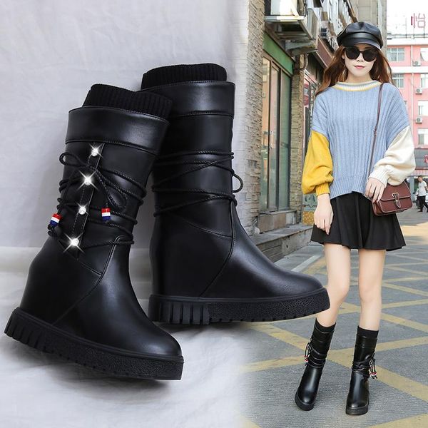 women's boots autumn shoes booties ladies low heels booties winter footwear round toe boots-women luxury designer mid, Black
women's boots autumn shoes booties ladies low heels booties winter footwear round toe boots-women luxury designer mid, Black