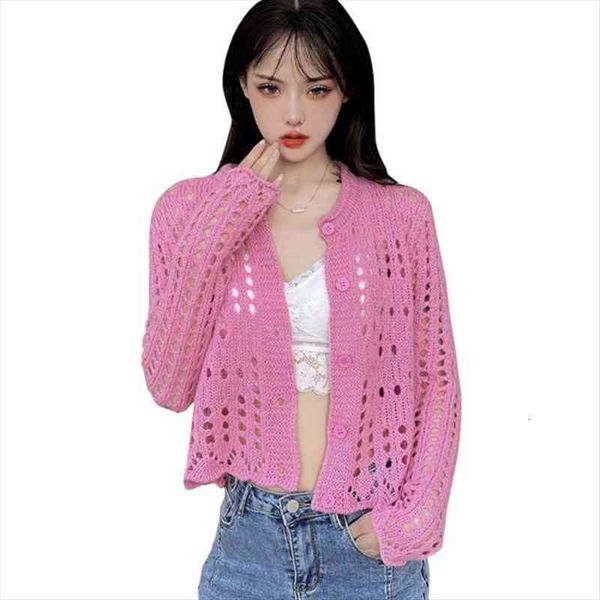 fashion style short hollow thin long-sleeved knitted cardigan soft fabric outer short top, White;black
fashion style short hollow thin long-sleeved knitted cardigan soft fabric outer short top, White;black