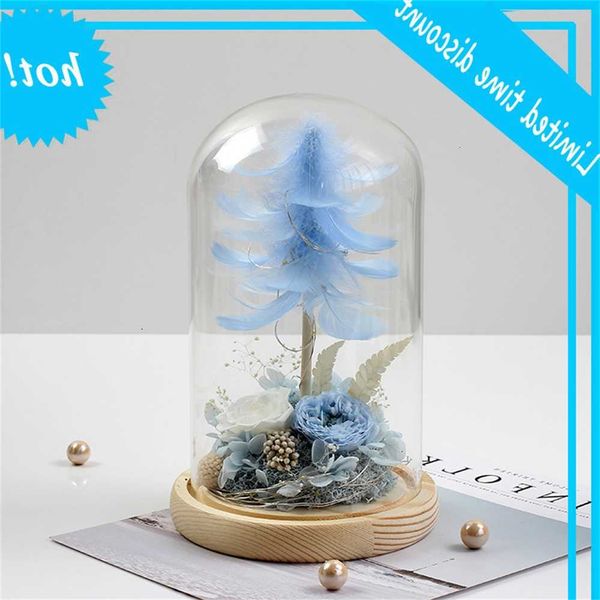 immortal box ornament glass cover dry rose flower bouquet feather tree valentine's day gift girl
immortal box ornament glass cover dry rose flower bouquet feather tree valentine's day gift girl