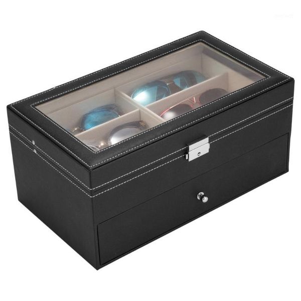 leather 12 piece eyeglasses storage and sunglass glasses display drawer lockable case organizer black1
leather 12 piece eyeglasses storage and sunglass glasses display drawer lockable case organizer black1