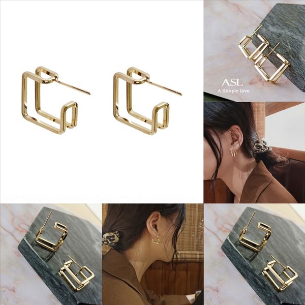 awz s'steel stud earrings fine jewelry de silver earings for women minimalist sterling dangling earrings for women party gold earring, Golden
awz s'steel stud earrings fine jewelry de silver earings for women minimalist sterling dangling earrings for women party gold earring, Golden