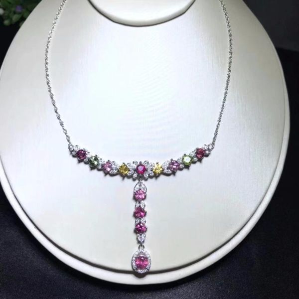 uloveido natural tourmaline flower necklace for women, 925 sterling silver, platinum plated, 4*4mm*12 pcs gemstone jewelry fn170
uloveido natural tourmaline flower necklace for women, 925 sterling silver, platinum plated, 4*4mm*12 pcs gemstone jewelry fn170