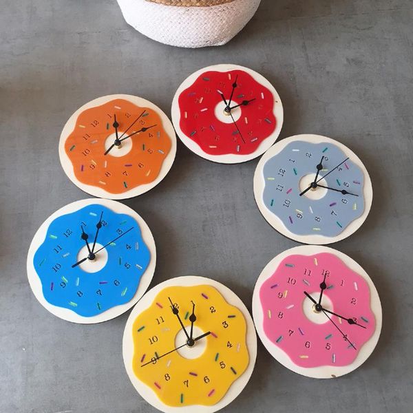colorful printed doughnut wall clock kawaii dessert sweets modern wall clock bakery business sign decor donut lover gift
colorful printed doughnut wall clock kawaii dessert sweets modern wall clock bakery business sign decor donut lover gift