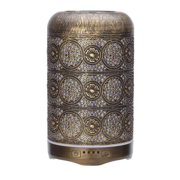 250ml air humidifier bronze metal classical aroma essential oil diffueser with 7 led color change for home office 1012
250ml air humidifier bronze metal classical aroma essential oil diffueser with 7 led color change for home office 1012