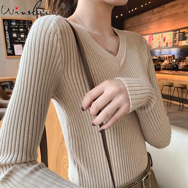 women's sweaters spring autumn 2021 sweater women girls multi colors v-neck solid slim pullover knitted long sleeve basic t0n910a, White;black
women's sweaters spring autumn 2021 sweater women girls multi colors v-neck solid slim pullover knitted long sleeve basic t0n910a, White;black