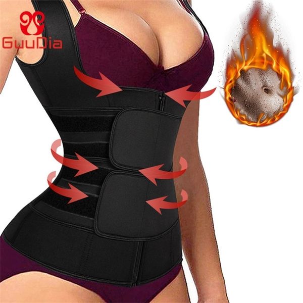 guudia zipper double belts waist trainer corset weight loss slimming neoprene sauna sweat vest workout body shaper tank firm lj201211, Black;white
guudia zipper double belts waist trainer corset weight loss slimming neoprene sauna sweat vest workout body shaper tank firm lj201211, Black;white