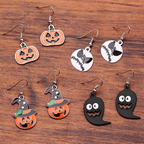 dangle & chandelier halloween arrivals earrings pumpkin ghost pendant orange black white color fashion drop jewelry gift, Silver
dangle & chandelier halloween arrivals earrings pumpkin ghost pendant orange black white color fashion drop jewelry gift, Silver