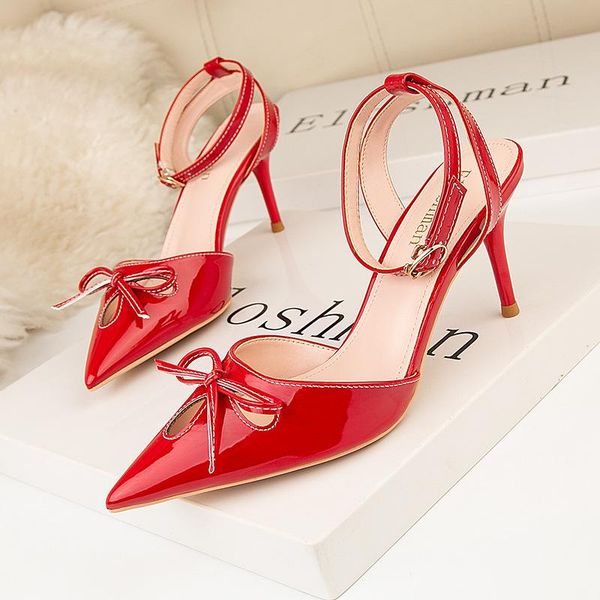 sandals 2021 summer women's shoes thin heeled high heel bow pointed toe heels slim a line fashion size:34-41, Black
sandals 2021 summer women's shoes thin heeled high heel bow pointed toe heels slim a line fashion size:34-41, Black