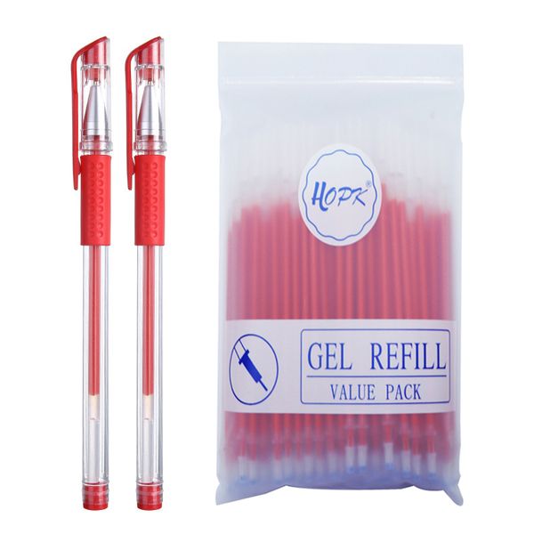 0.5mm/0.38mm 50pcs/set gel pen refill signature rods red blue black office school stationery supplies handles needle /bullet tip
0.5mm/0.38mm 50pcs/set gel pen refill signature rods red blue black office school stationery supplies handles needle /bullet tip