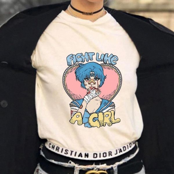 ZOGANKIN Feminist Fight Like A Girl Harajuku Letters Printed T Shirt Women Ullzang 90s T-shirt Feminism Tshirt Tops Tee #8R54, White
ZOGANKIN Feminist Fight Like A Girl Harajuku Letters Printed T Shirt Women Ullzang 90s T-shirt Feminism Tshirt Tops Tee #8R54, White