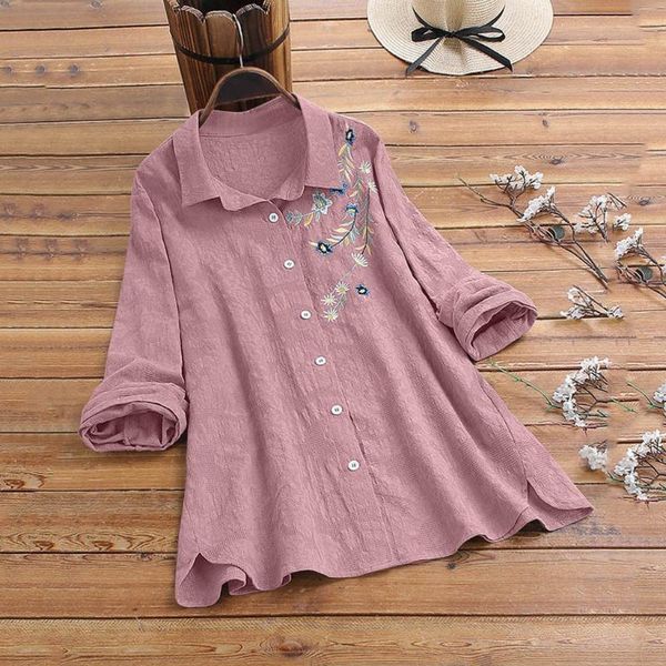 casual linen tunic shirt women embroidery button long sleeve shirts female plus size blouse blusas mujer de moda 2021, White
casual linen tunic shirt women embroidery button long sleeve shirts female plus size blouse blusas mujer de moda 2021, White