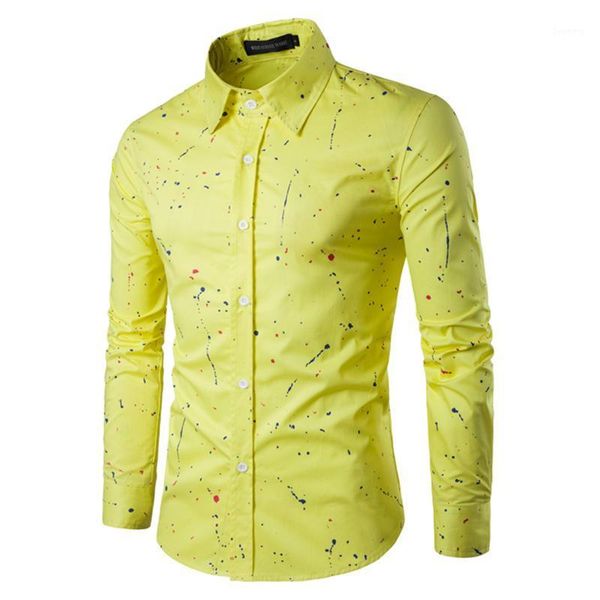 candy color ink printing men's shirts western casual young man fashion boys slim fit -3xl clothes wholesale, White;black
candy color ink printing men's shirts western casual young man fashion boys slim fit -3xl clothes wholesale, White;black