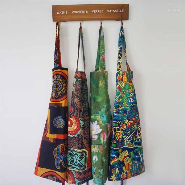 home kitchen cookint women man apron flower printed ethnic style aprons with pocket personality housewife cotton and linen bibs1
home kitchen cookint women man apron flower printed ethnic style aprons with pocket personality housewife cotton and linen bibs1