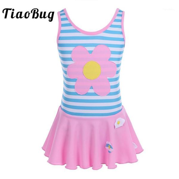 children's swimwear tiaobug kids girls one-piece striped flowers applique swimsuit bathing suit child sleeveless cutout back swim beach
children's swimwear tiaobug kids girls one-piece striped flowers applique swimsuit bathing suit child sleeveless cutout back swim beach