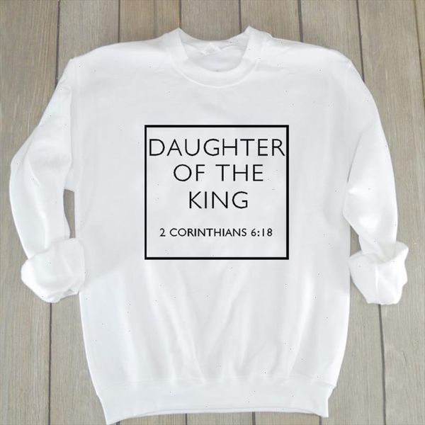 daughter of the king christian sweatshirt casual lover bible verse slogan hoodies hope love religious clothing crewneck outfits, Black
daughter of the king christian sweatshirt casual lover bible verse slogan hoodies hope love religious clothing crewneck outfits, Black