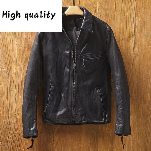 cow genuine leather jacket men vintage cow leather coat motorcycle jacket luxury mens jackets, Black
cow genuine leather jacket men vintage cow leather coat motorcycle jacket luxury mens jackets, Black