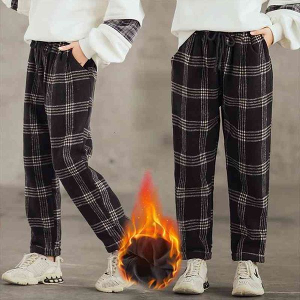 teenage girls pants winter fleece casual woolen pants thick retro plaid kids school children 12 13 14 15 years, Blue
teenage girls pants winter fleece casual woolen pants thick retro plaid kids school children 12 13 14 15 years, Blue