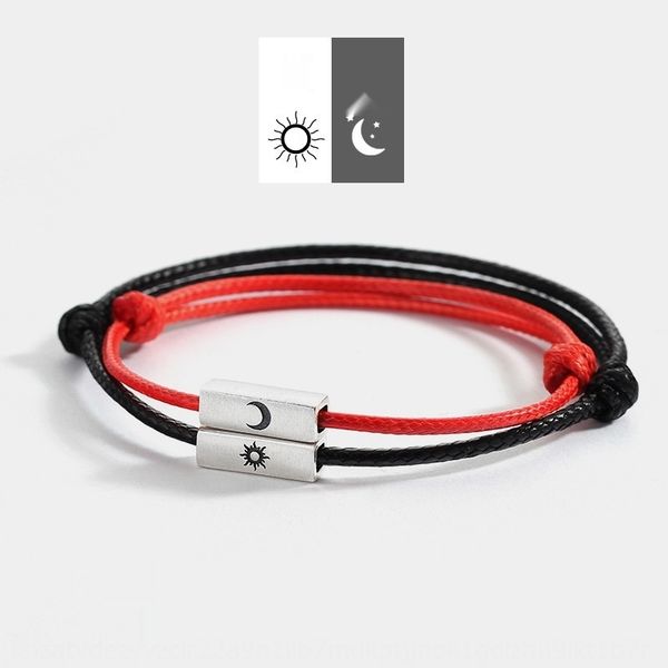 runxin new sun moon ha bracelet braceletnd rope wax thread man woman a hand woven hand rope sun moon love couple bracelet sr638, Golden;silver
runxin new sun moon ha bracelet braceletnd rope wax thread man woman a hand woven hand rope sun moon love couple bracelet sr638, Golden;silver