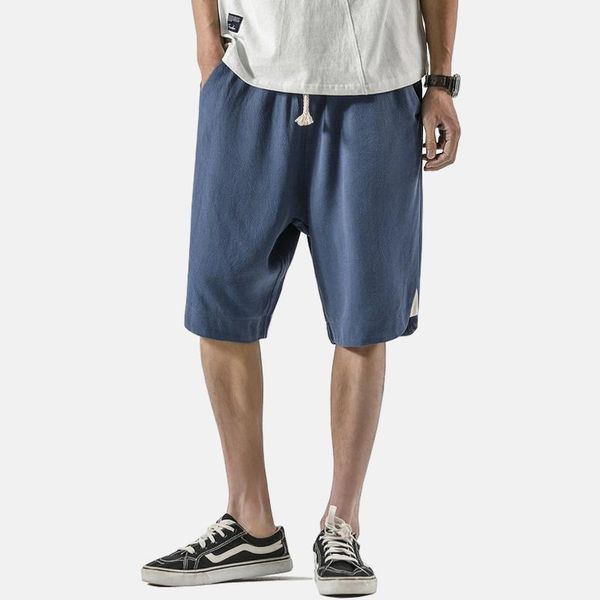 men's shorts cotton linen men 2021 summer casual solid chinse style bermuda beach knee length short pants, White;black
men's shorts cotton linen men 2021 summer casual solid chinse style bermuda beach knee length short pants, White;black