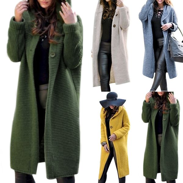 new fashion womens wool women long hooded sweater warm winter knitting coat plus size drop shipping good quality, Black
new fashion womens wool women long hooded sweater warm winter knitting coat plus size drop shipping good quality, Black