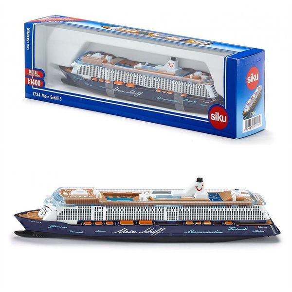 siku 1724 toy/diecast model/1:1400 scale/mein schiff 3 cruise civilian ship/for children's festival gift/educational collection
siku 1724 toy/diecast model/1:1400 scale/mein schiff 3 cruise civilian ship/for children's festival gift/educational collection