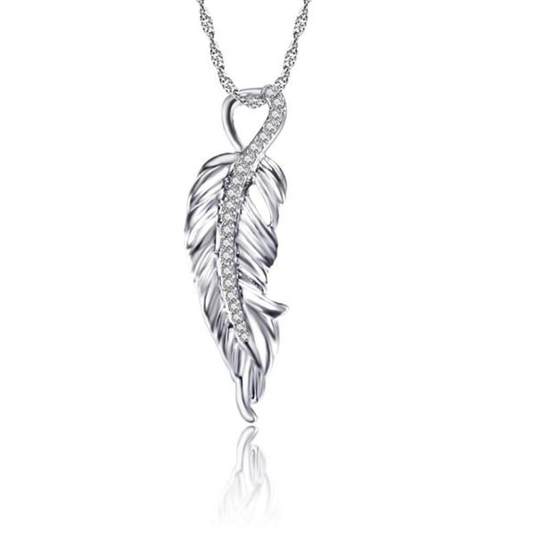 pendant necklaces fashion wing leaf choker necklace copper zircon feather for women silver color clavicle chain ornament jewelry
pendant necklaces fashion wing leaf choker necklace copper zircon feather for women silver color clavicle chain ornament jewelry