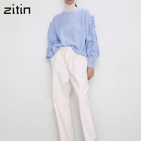 vintage sweet ruffled loose knitted sweater women 2020 fashion o neck long sleeve stretchy elegant pullovers chic pull1, White;black
vintage sweet ruffled loose knitted sweater women 2020 fashion o neck long sleeve stretchy elegant pullovers chic pull1, White;black