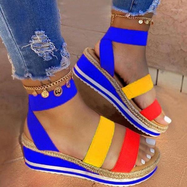 new women sandals wedges platform candy color ladies shoes ladies summer casual slip on strap cross cool girls1, Black
new women sandals wedges platform candy color ladies shoes ladies summer casual slip on strap cross cool girls1, Black
