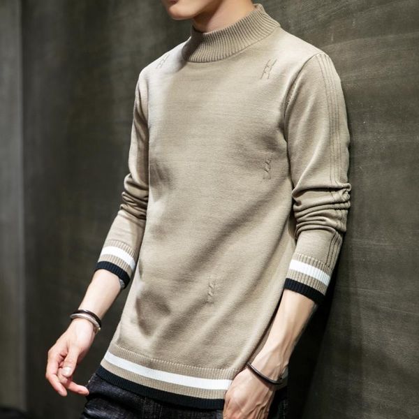 men's sweaters sweater thick turtleneck autumn clothes korean loose lazy wind joker warm tide a, White;black
men's sweaters sweater thick turtleneck autumn clothes korean loose lazy wind joker warm tide a, White;black