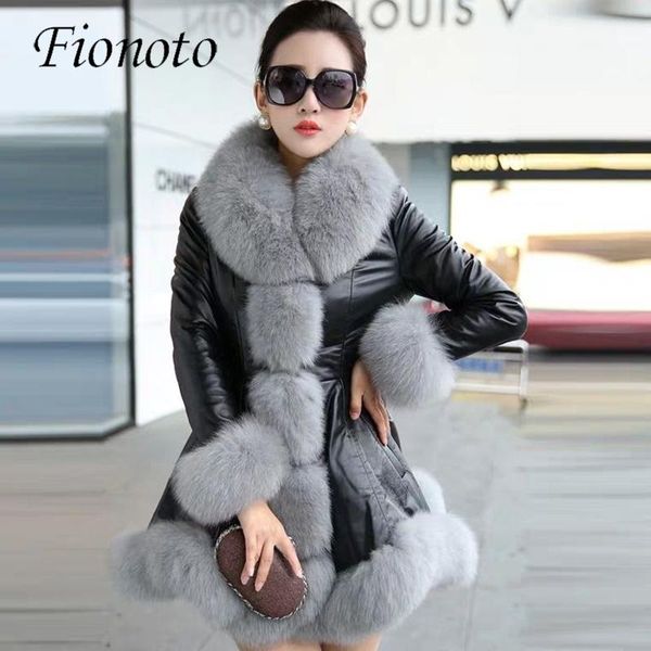 fionoto winter women's jacket fake fur coat fur collar loose long parkas outerwear new fashion casual streetwear sale, Black
fionoto winter women's jacket fake fur coat fur collar loose long parkas outerwear new fashion casual streetwear sale, Black