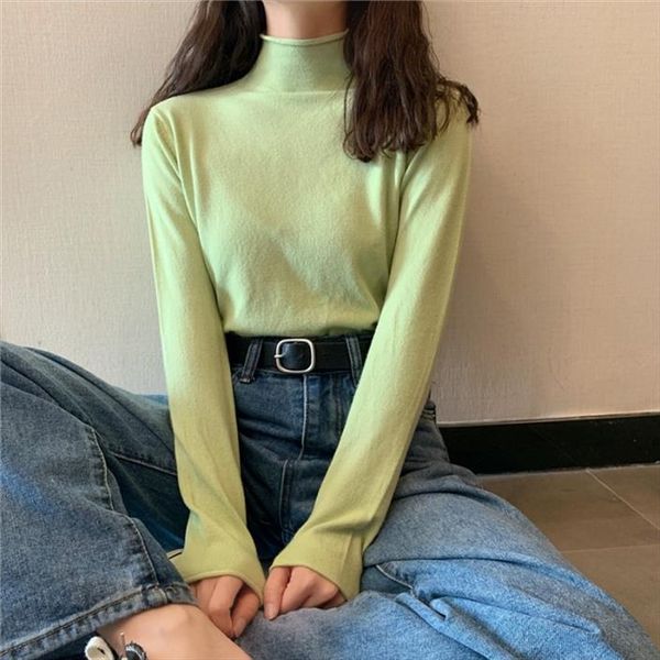 new high collar bottoming shirt pullover sweater autumn and winter cashmere sweater ladies drop shipping, White;black
new high collar bottoming shirt pullover sweater autumn and winter cashmere sweater ladies drop shipping, White;black