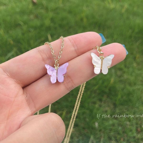 chokers kpop fashion butterfly necklaces women korean statement cute acrylic butterfky pendants gold color chains choker 2021 jewelry, Golden;silver
chokers kpop fashion butterfly necklaces women korean statement cute acrylic butterfky pendants gold color chains choker 2021 jewelry, Golden;silver