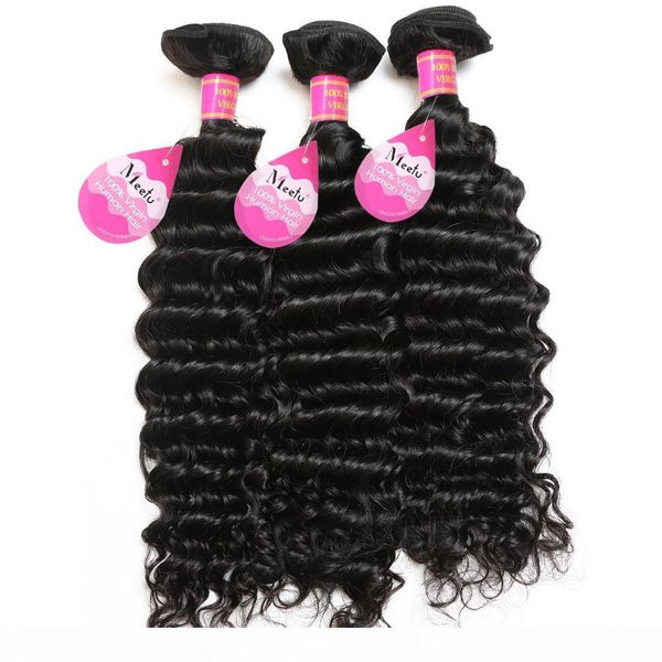 8a brazilian deep wave 100% unprocessed virgin human hair extensions 3 bundles human hair weave bundles wholesale price 8-28inch, Black
8a brazilian deep wave 100% unprocessed virgin human hair extensions 3 bundles human hair weave bundles wholesale price 8-28inch, Black