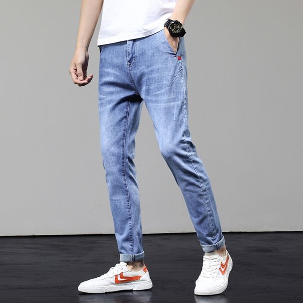 fqmg9 2020 summer new trendy and and jeans jeans men's korean-style pants stretch leggings youth trousers men's slim-fit ej7ny, Blue
fqmg9 2020 summer new trendy and and jeans jeans men's korean-style pants stretch leggings youth trousers men's slim-fit ej7ny, Blue