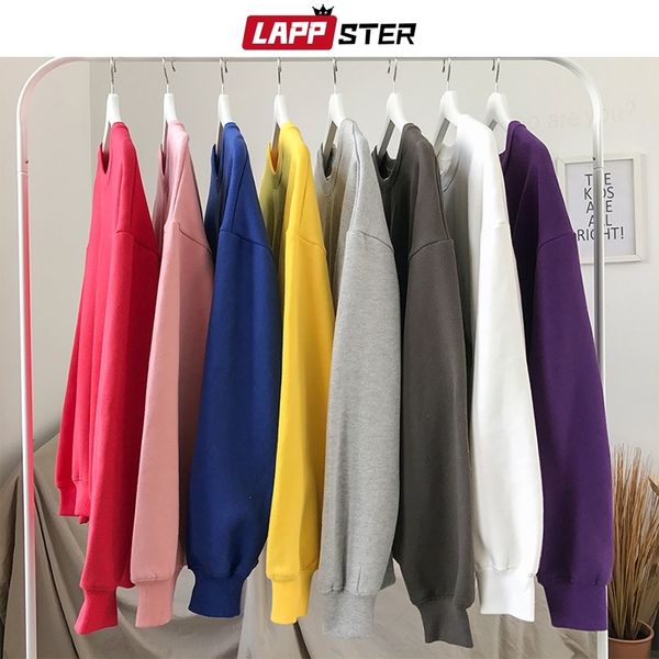 lappster men japanese streetwear solid hoodies fall hip hop korean sweatshirts hoodies velvet colorful clothing plus size lj201222, Black
lappster men japanese streetwear solid hoodies fall hip hop korean sweatshirts hoodies velvet colorful clothing plus size lj201222, Black
