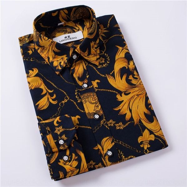 f8ab3 spring and autumn slim men's fashion pattern shirt for fashion large fit long sleeve shirt thin men eyroo, Blue
f8ab3 spring and autumn slim men's fashion pattern shirt for fashion large fit long sleeve shirt thin men eyroo, Blue