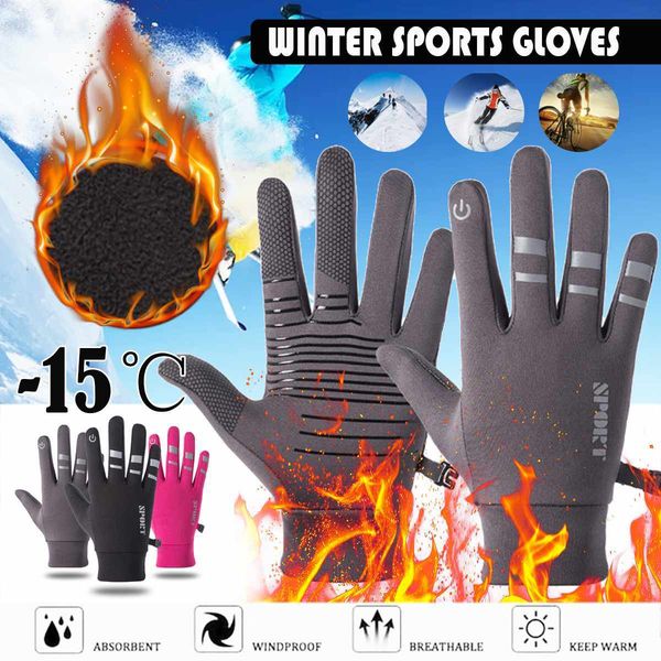 winter waterproof cycling fingers touch screen bike windproof sport mtb road full finger bicycle gloves, Blue;gray
winter waterproof cycling fingers touch screen bike windproof sport mtb road full finger bicycle gloves, Blue;gray