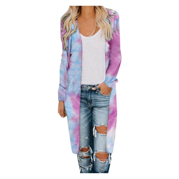 women's fashion cardigans sweater tie dye print long sleeve jacket medium long style slimming blouse fashion harajuku sweater, White
women's fashion cardigans sweater tie dye print long sleeve jacket medium long style slimming blouse fashion harajuku sweater, White