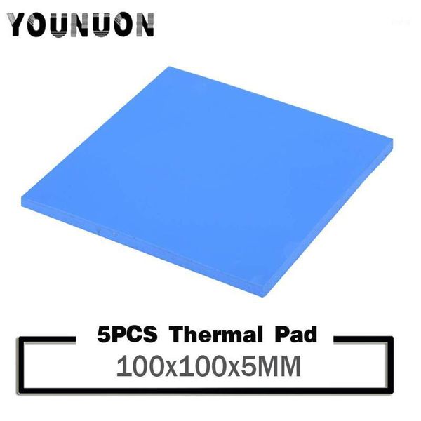 fans & coolings 5pcs younuon 100x100x5mm thermal pad 100x100mm 5mm thickness silicone sheet computer cpu graphics chip heatsink1
fans & coolings 5pcs younuon 100x100x5mm thermal pad 100x100mm 5mm thickness silicone sheet computer cpu graphics chip heatsink1