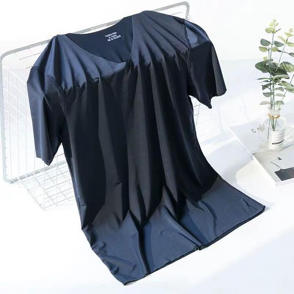 men's ice silk seamless t-shirt v-neck round neck short sleeve slim youth sports half-sleeved bottoming shirt thin section1, White;black
men's ice silk seamless t-shirt v-neck round neck short sleeve slim youth sports half-sleeved bottoming shirt thin section1, White;black