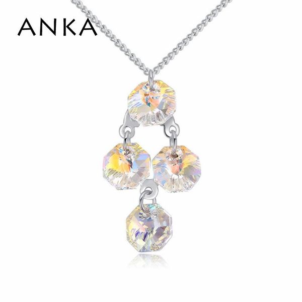 pendant necklaces anka elegant geometric crystal necklace chain fashion love women jewelry with from austria #122408, Silver
pendant necklaces anka elegant geometric crystal necklace chain fashion love women jewelry with from austria #122408, Silver