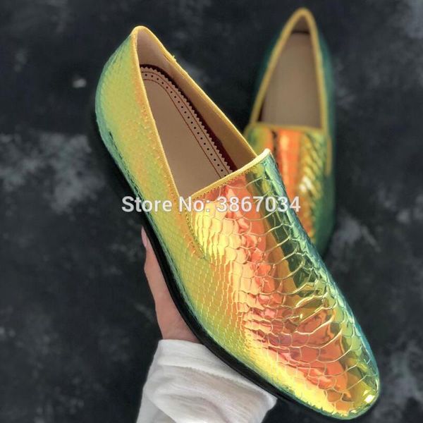 shooegle fashion men gold silver shoes embossed leather flats alligator pattern loafers square toe shoes party prom men, Black
shooegle fashion men gold silver shoes embossed leather flats alligator pattern loafers square toe shoes party prom men, Black