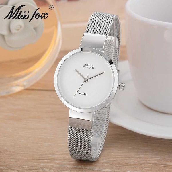 missfox watch women's korean fashion simple leisure net with high-grade quartz watch students, Slivery;brown
missfox watch women's korean fashion simple leisure net with high-grade quartz watch students, Slivery;brown