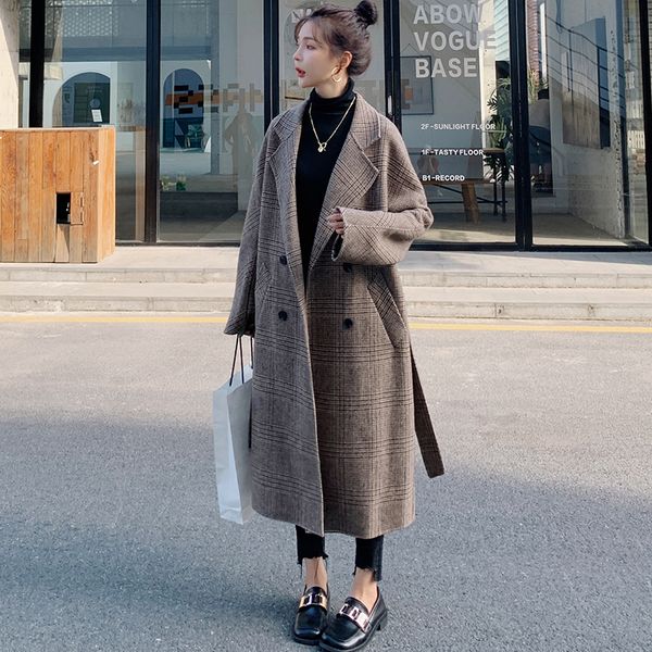2021 new female wool section winter new long sleeve lapel double-breasted loose fashion jacket 9e quality bfb9, Black
2021 new female wool section winter new long sleeve lapel double-breasted loose fashion jacket 9e quality bfb9, Black