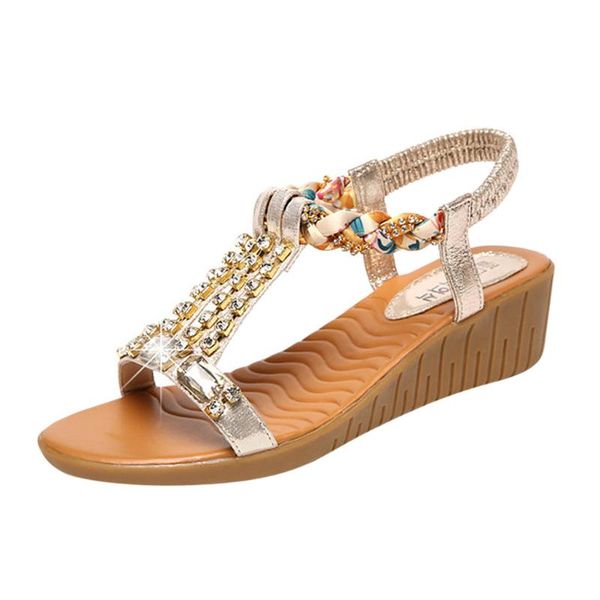 roman bohemia beach footwear sandals with summer glass wedges for women for women, Black
roman bohemia beach footwear sandals with summer glass wedges for women for women, Black