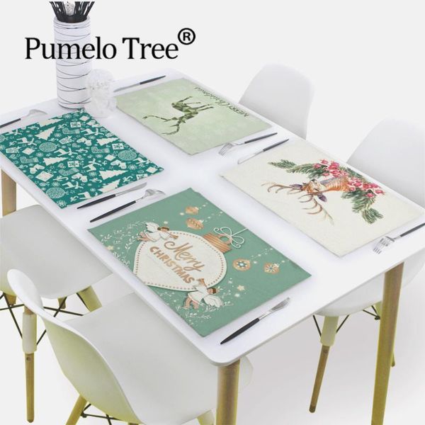 happy christmas table napkins plates santa claus cloth dinner decor accessories wedding party napkins tovaglioli natale placemat1
happy christmas table napkins plates santa claus cloth dinner decor accessories wedding party napkins tovaglioli natale placemat1