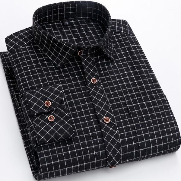 port& men shirt plaid long sleeve striped cotton 2019 spring autumn casual shirts man soft comfort slim fit styles brand1, White;black
port& men shirt plaid long sleeve striped cotton 2019 spring autumn casual shirts man soft comfort slim fit styles brand1, White;black